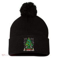 Oh Chemistree Christmas Chemistry Science Periodic Table Pom Pom 12in Knit Beanie thumb 0