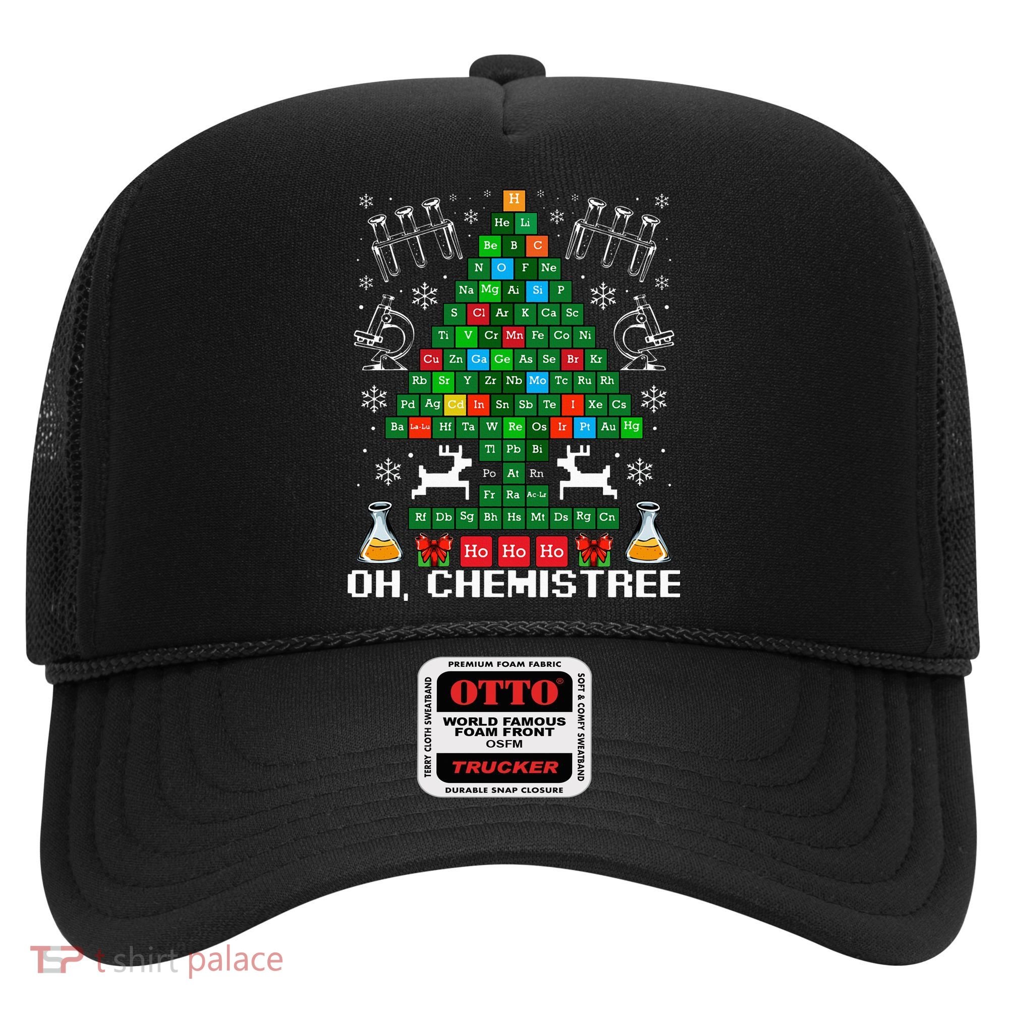 Oh Chemistree Christmas Chemistry Science Periodic Table Hat
