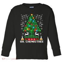 Oh Chemistree Christmas Chemistry Science Periodic Table Toddler Long Sleeve Shirt thumb 0