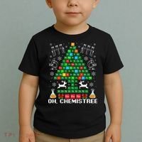 Oh Chemistree Christmas Chemistry Science Periodic Table Toddler T-Shirt thumb 2