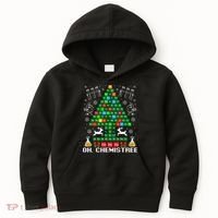 Oh Chemistree Christmas Chemistry Science Periodic Table Kids Hoodie thumb 0
