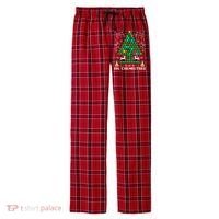 Oh Chemistree Christmas Chemistry Science Periodic Table Men's Flannel Plaid Pajama Pants thumb 0