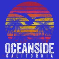Oceanside California Ca Vintage Retro Distressed Style Gift T-Shirt thumb 7