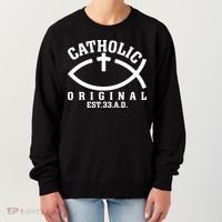 Original Catholic Church God Jesus Christ Women's Sweatshirt thumb 0