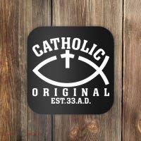 Original Catholic Church God Jesus Christ Coaster thumb 0