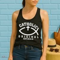 Original Catholic Church God Jesus Christ Women's Tank Top thumb 2
