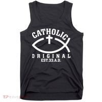 Original Catholic Church God Jesus Christ Tank Top thumb 0