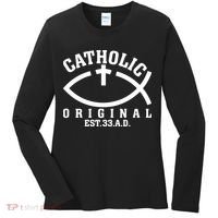 Original Catholic Church God Jesus Christ Women's Long Sleeve Shirt thumb 0