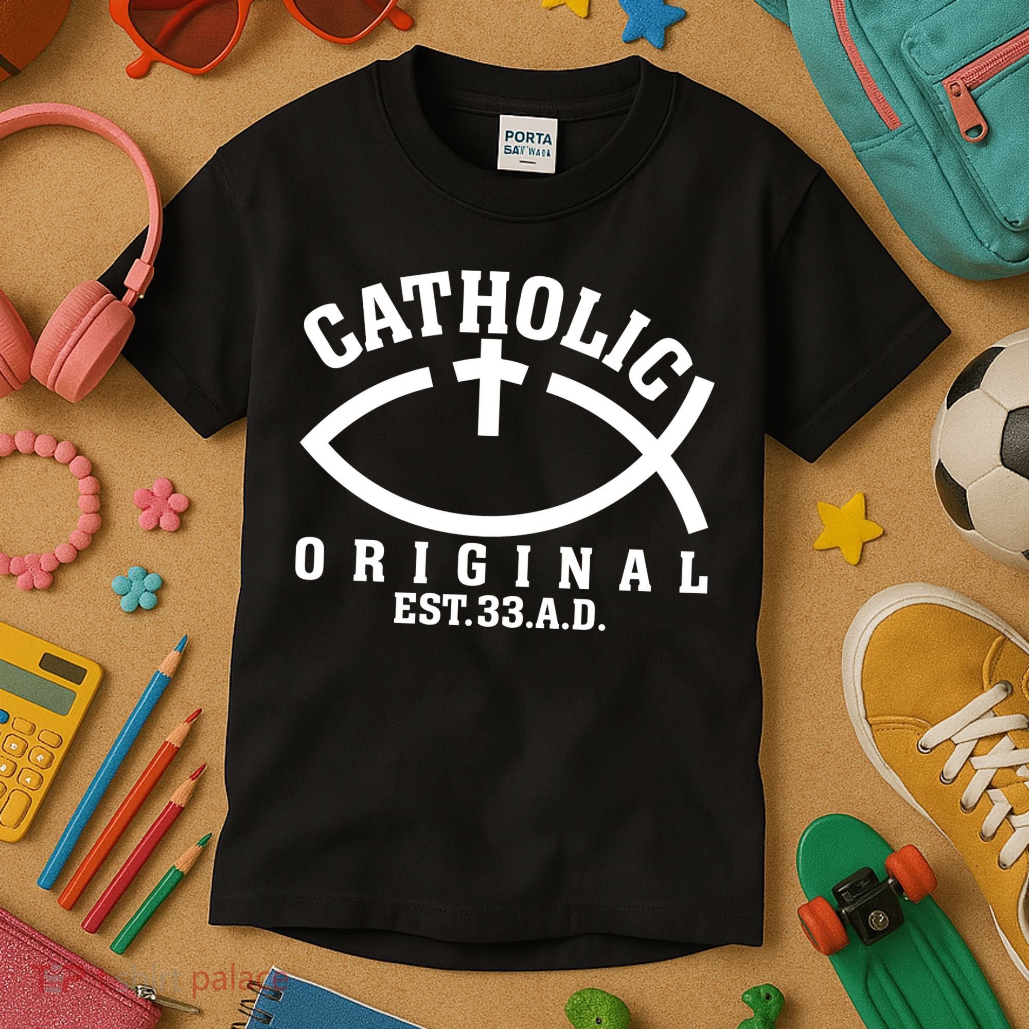 Original Catholic Church God Jesus Christ Kids T-Shirt