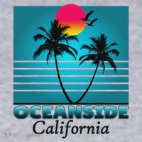 Oceanside California Ca Summer Gift Souvenirs Women's Sweatshirt thumb 2