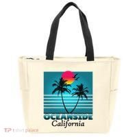 Oceanside California Ca Summer Gift Souvenirs Tote Bag thumb 0