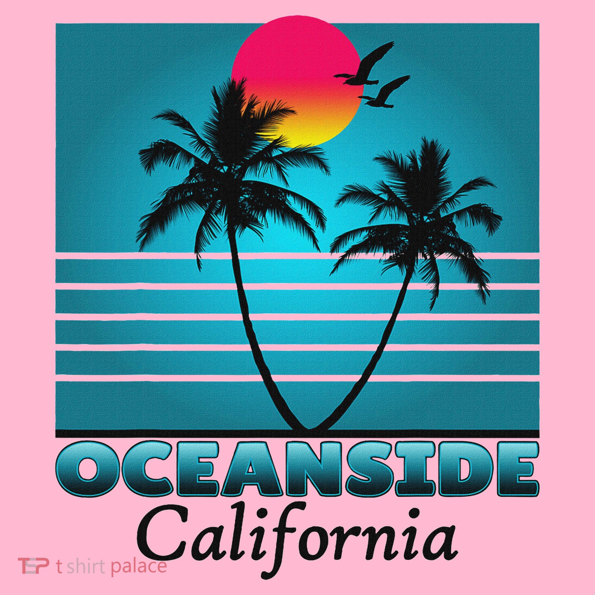 Oceanside California Ca Summer Gift Souvenirs Coaster