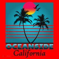 Oceanside California Ca Summer Gift Souvenirs Santa Hat thumb 1