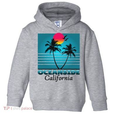 Oceanside California Ca Summer Gift Souvenirs Toddler Hoodie
