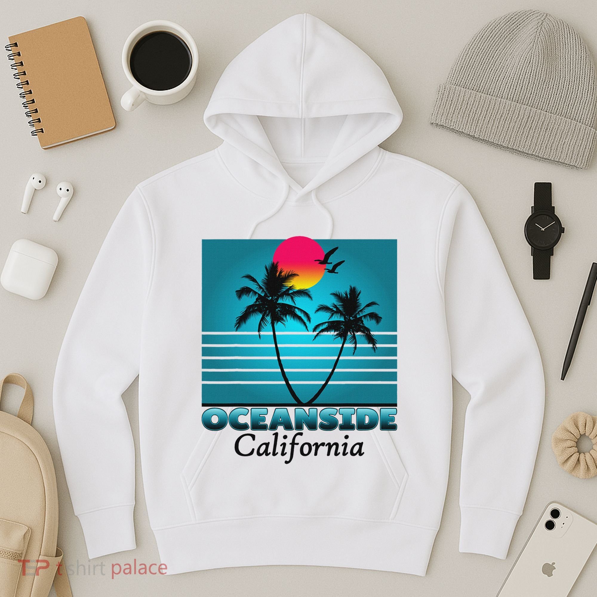 Oceanside California Ca Summer Gift Souvenirs Hoodie
