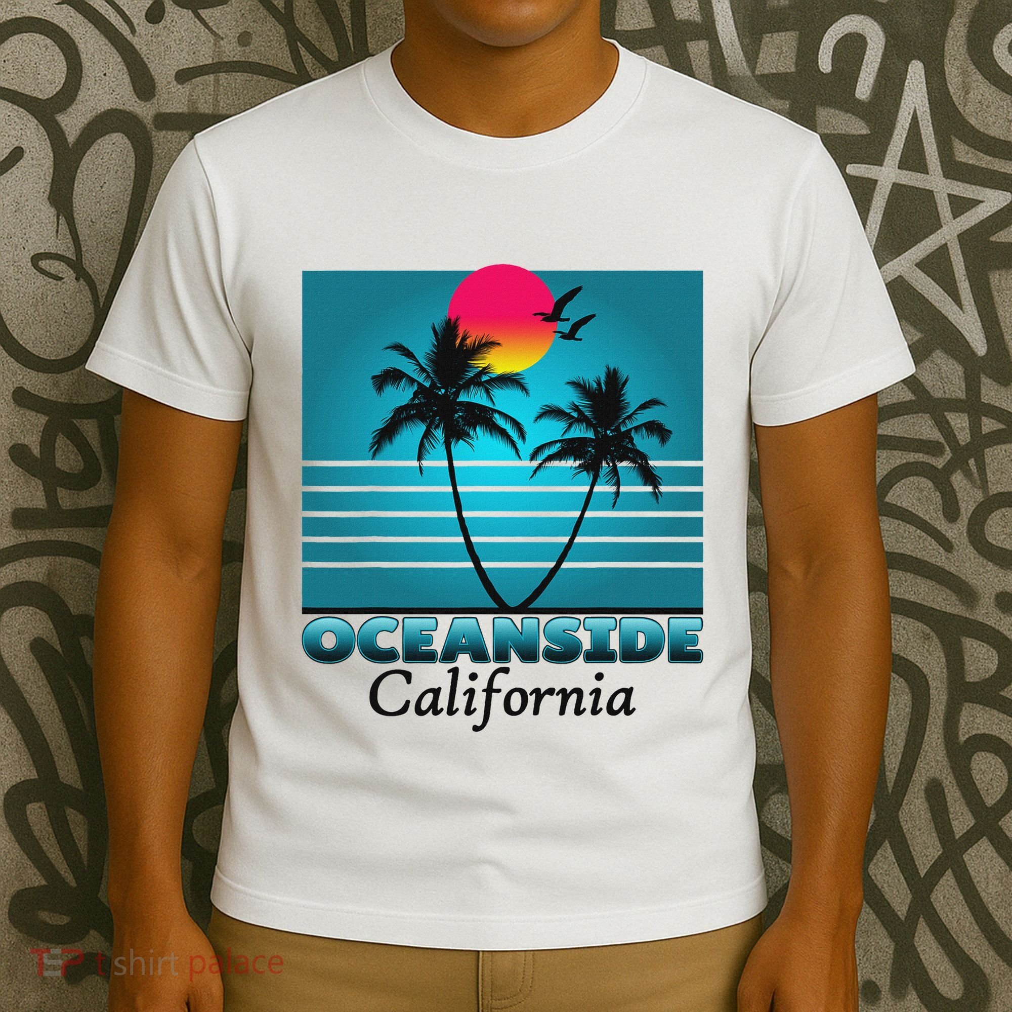 Oceanside California Ca Summer Gift Souvenirs T-Shirt