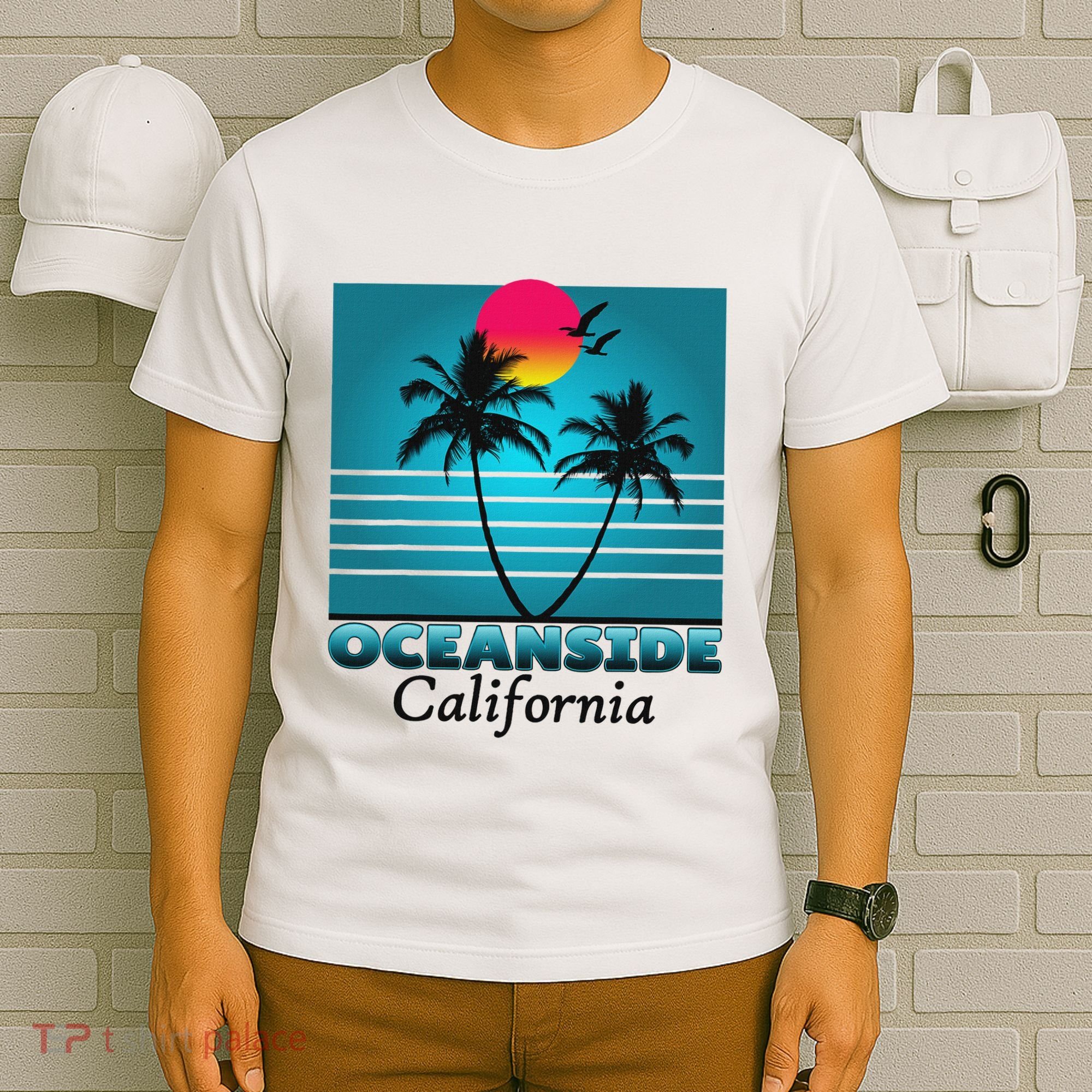 Oceanside California Ca Summer Gift Souvenirs T-Shirt