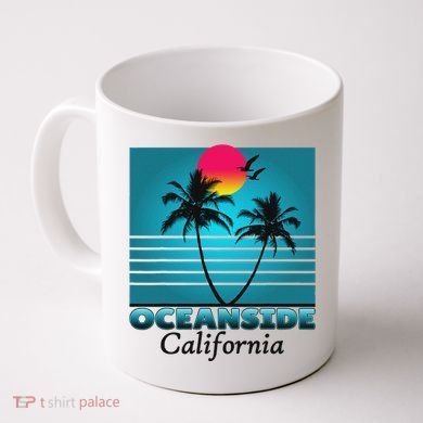 Oceanside California Ca Summer Gift Souvenirs Coffee Mug