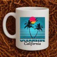 Oceanside California Ca Summer Gift Souvenirs Coffee Mug thumb 2