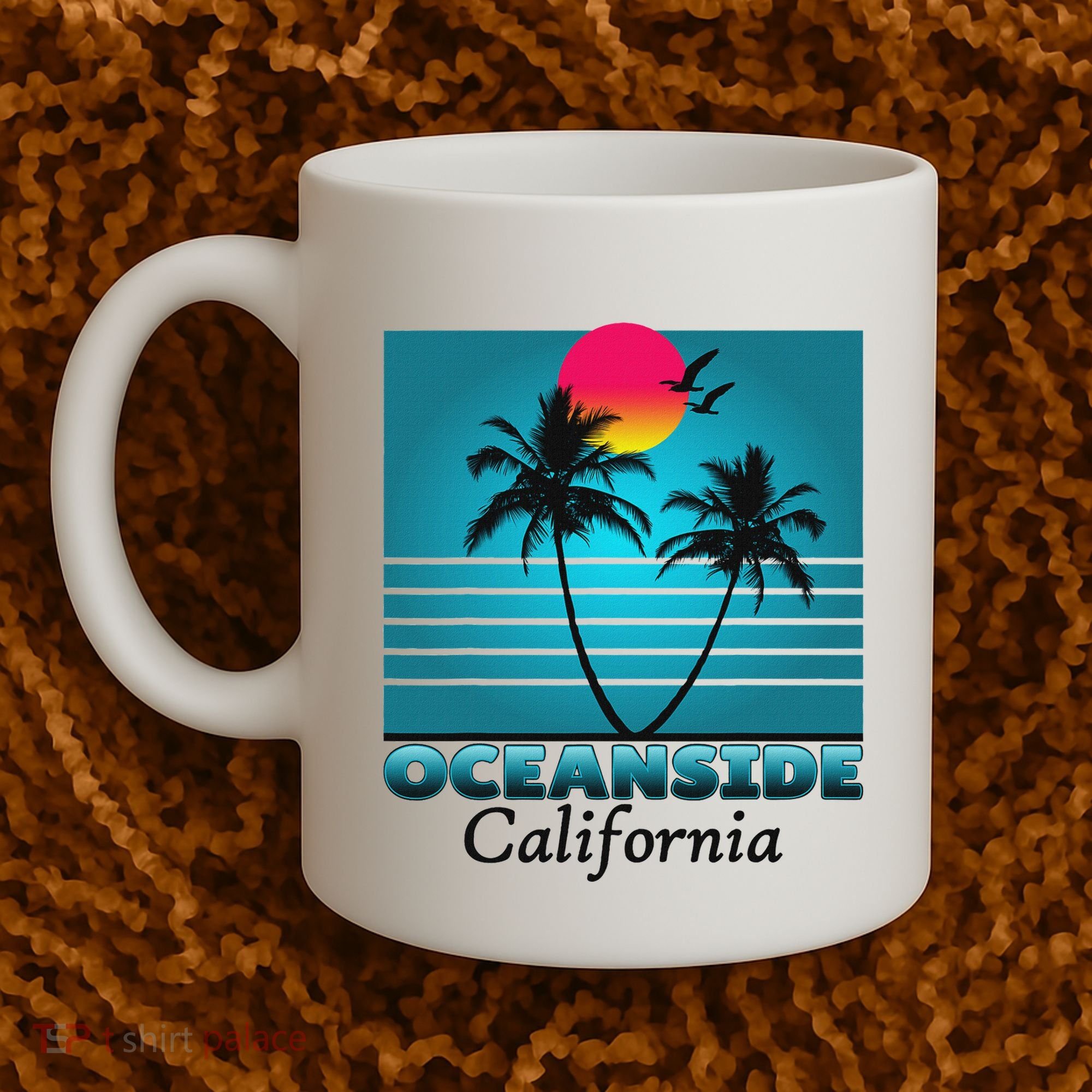 Oceanside California Ca Summer Gift Souvenirs Coffee Mug