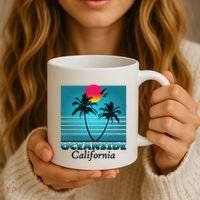 Oceanside California Ca Summer Gift Souvenirs Coffee Mug thumb 3