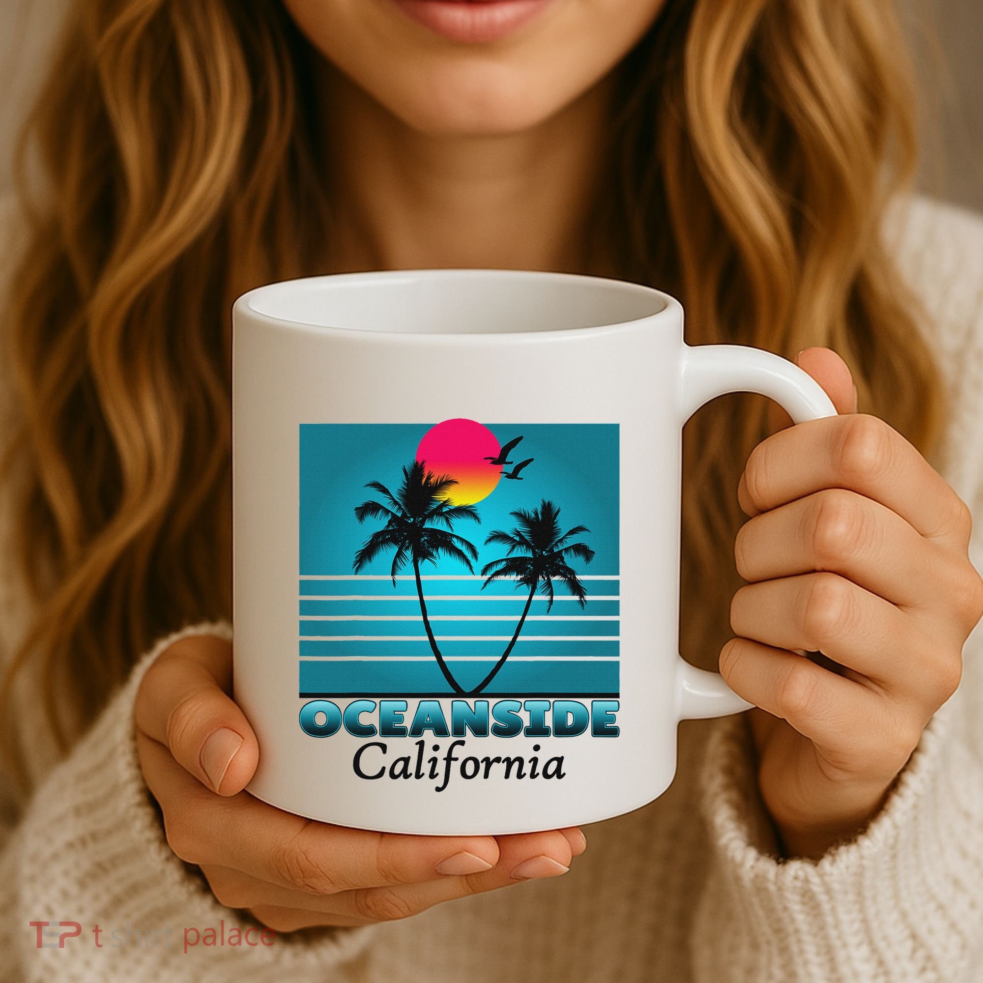 Oceanside California Ca Summer Gift Souvenirs Coffee Mug