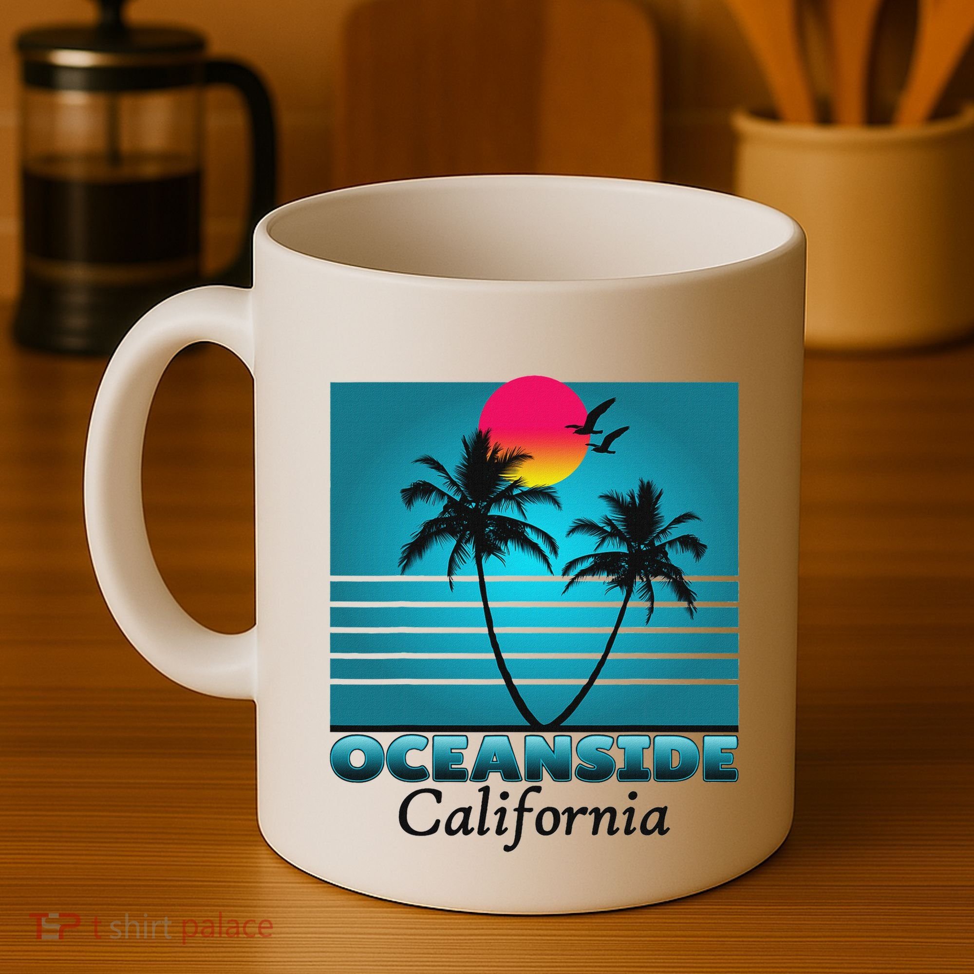 Oceanside California Ca Summer Gift Souvenirs Coffee Mug