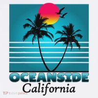 Oceanside California Ca Summer Gift Souvenirs Beanie thumb 2