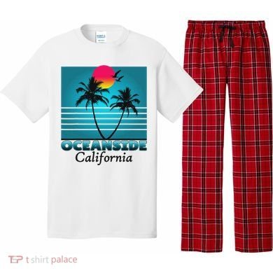 Oceanside California Ca Summer Gift Souvenirs Pajama Set