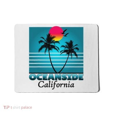 Oceanside California Ca Summer Gift Souvenirs Mousepad