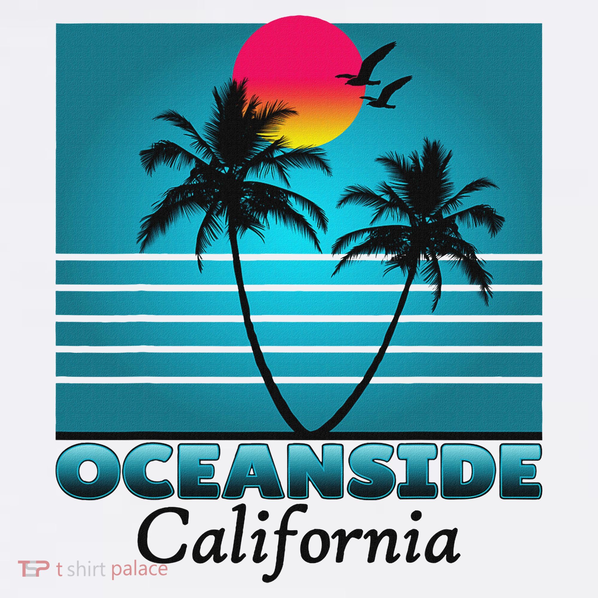 Oceanside California Ca Summer Gift Souvenirs Mousepad
