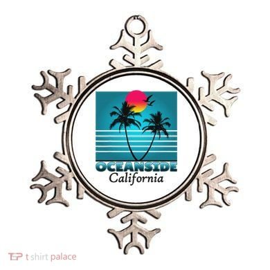 Oceanside California Ca Summer Gift Souvenirs Ornament