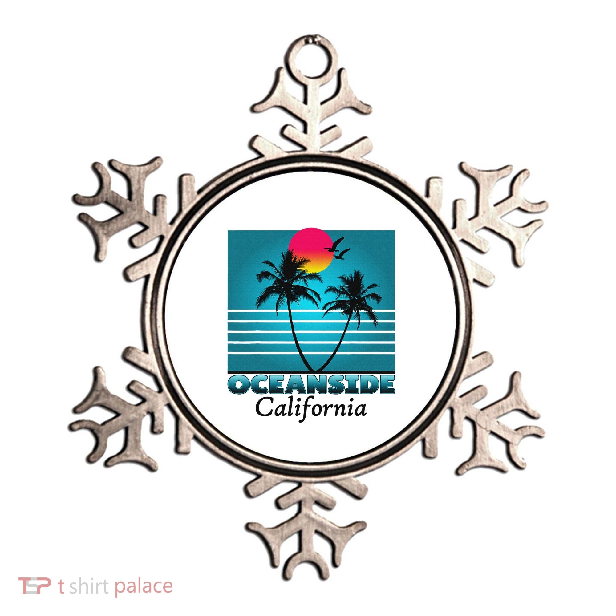 Oceanside California Ca Summer Gift Souvenirs Ornament