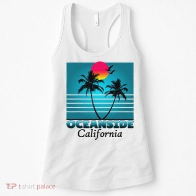 Oceanside California Ca Summer Gift Souvenirs Women's Tank Top