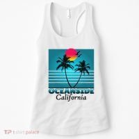 Oceanside California Ca Summer Gift Souvenirs Women's Tank Top thumb 0