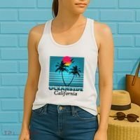 Oceanside California Ca Summer Gift Souvenirs Women's Tank Top thumb 2