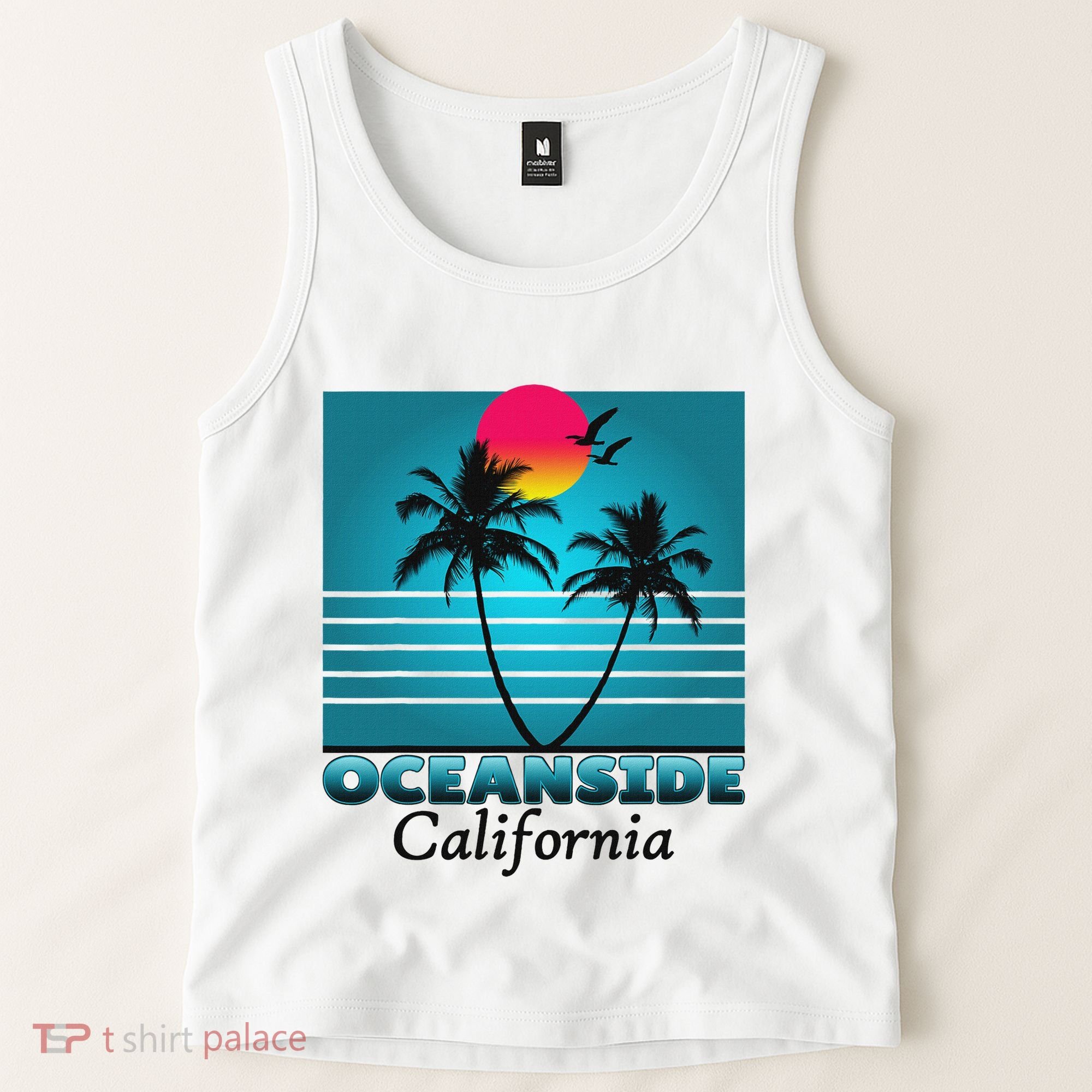 Oceanside California Ca Summer Gift Souvenirs Tank Top