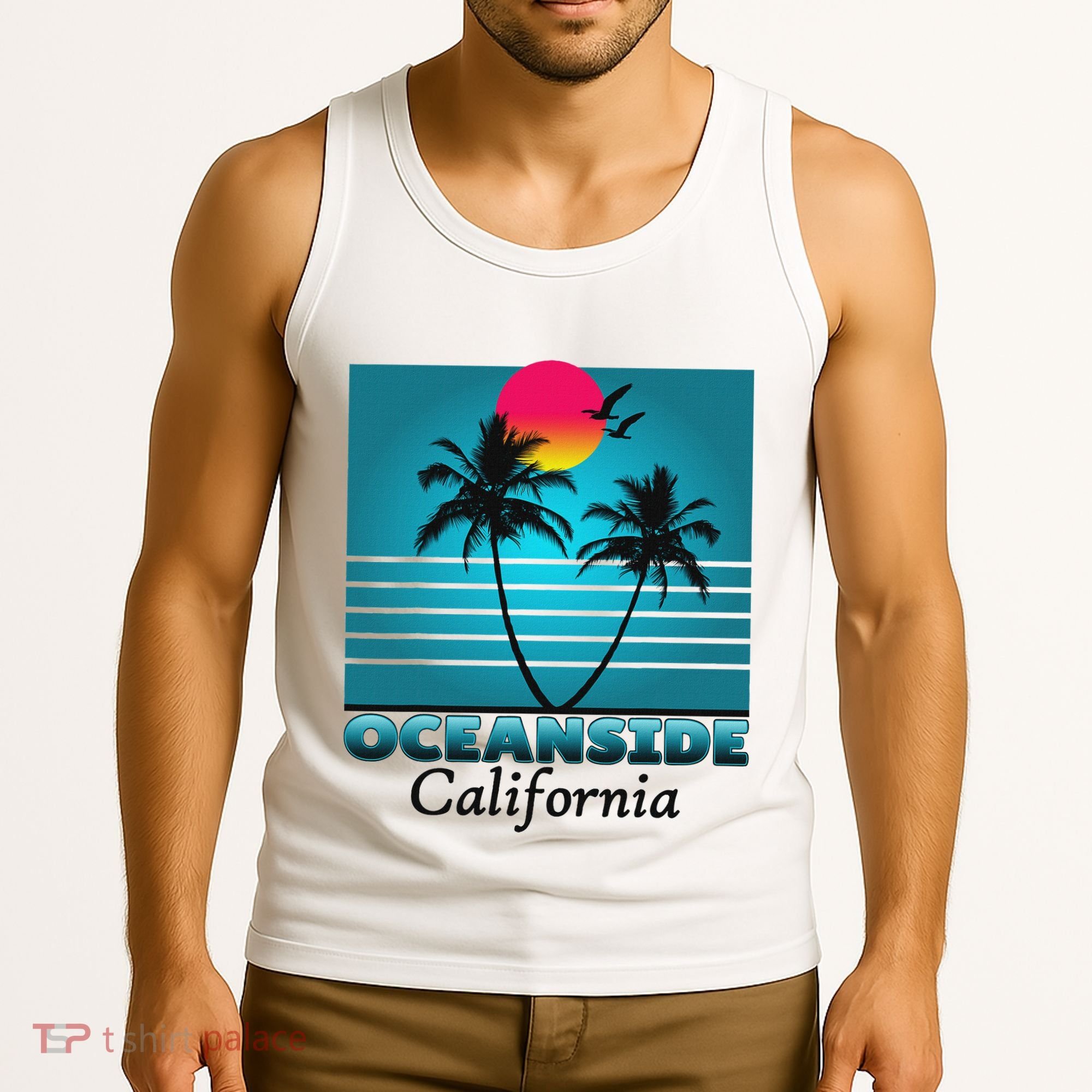 Oceanside California Ca Summer Gift Souvenirs Tank Top