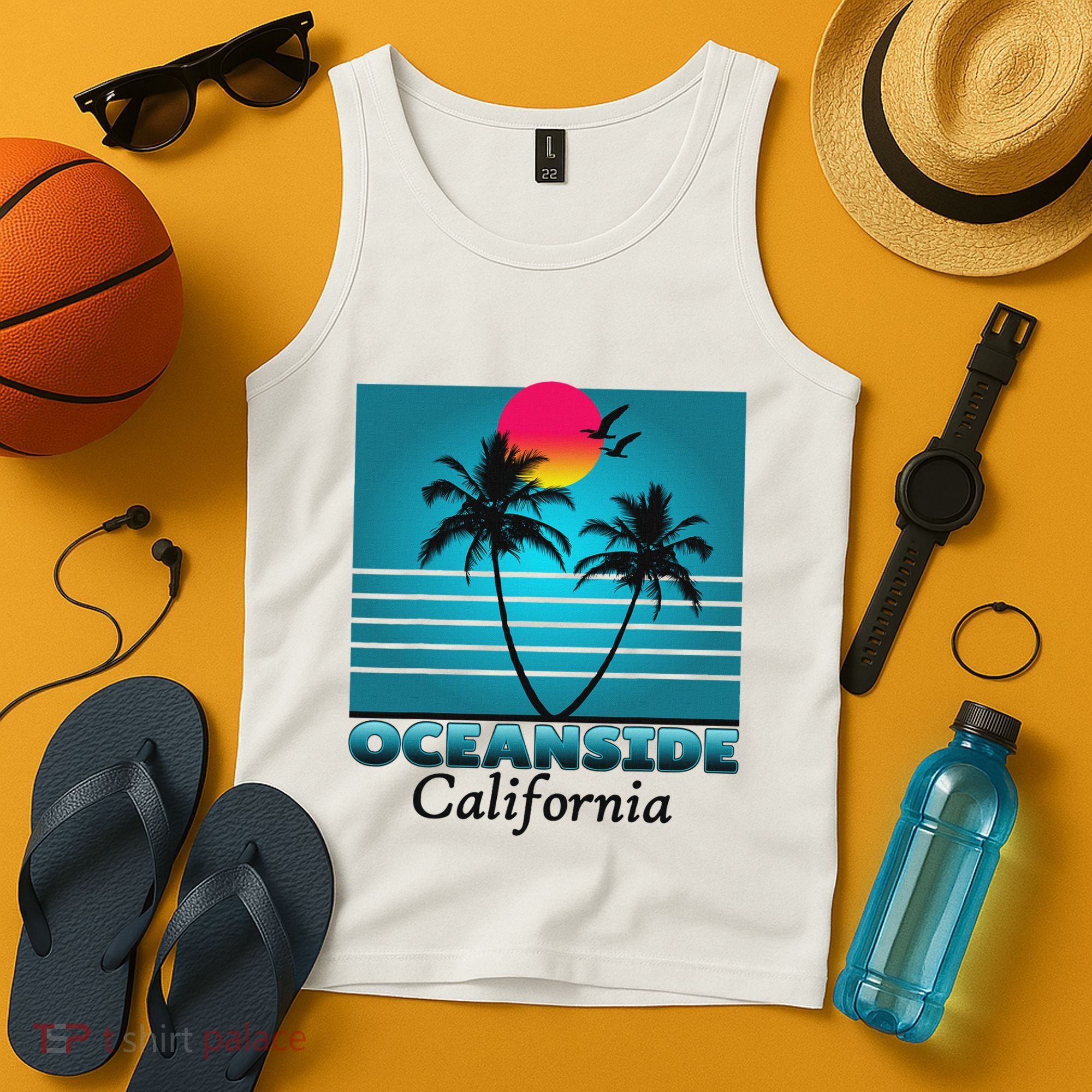 Oceanside California Ca Summer Gift Souvenirs Tank Top