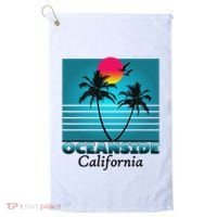 Oceanside California Ca Summer Gift Souvenirs Golf Towel thumb 0