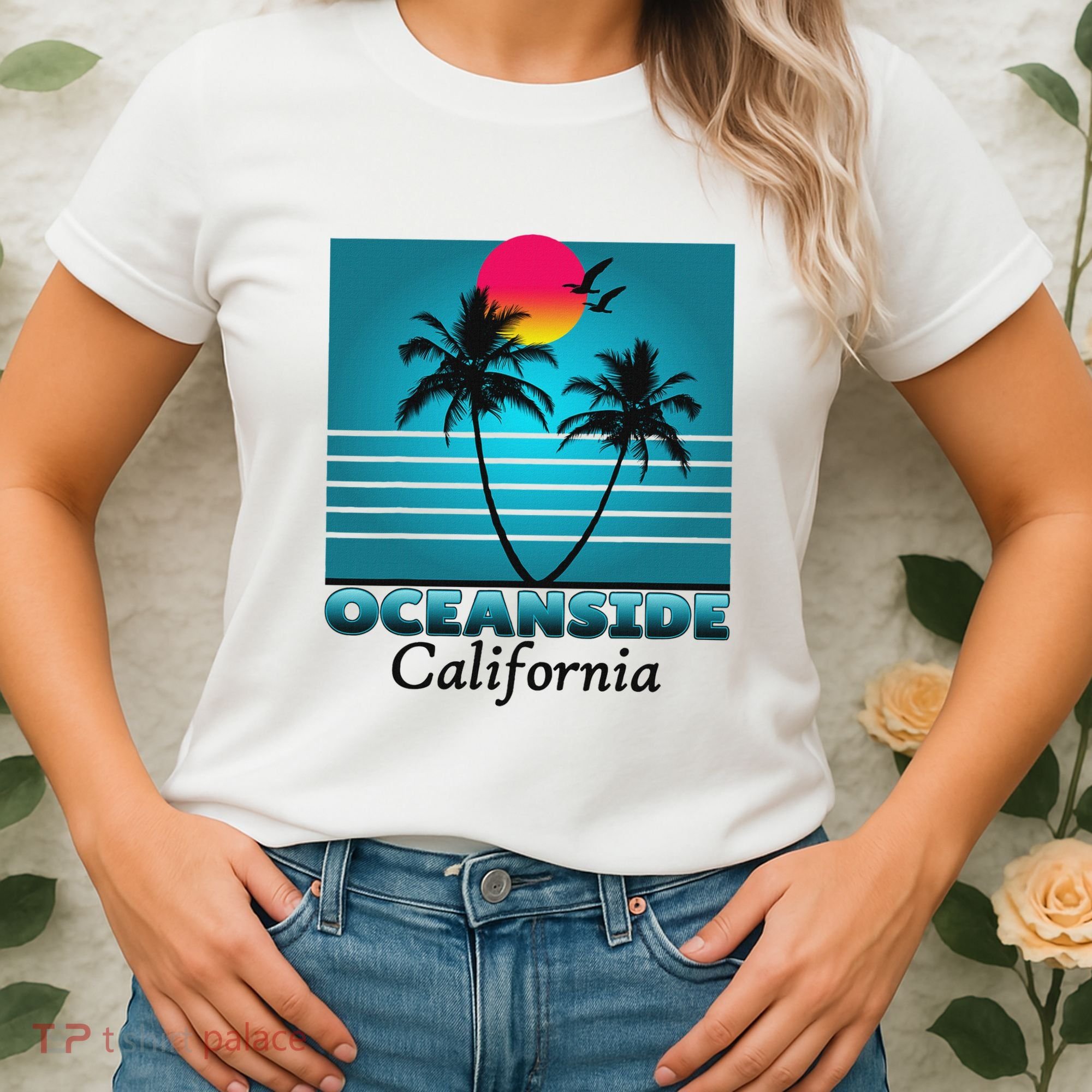 Oceanside California Ca Summer Gift Souvenirs Women's T-Shirt