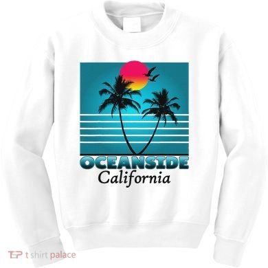 Oceanside California Ca Summer Gift Souvenirs Kids Sweatshirt