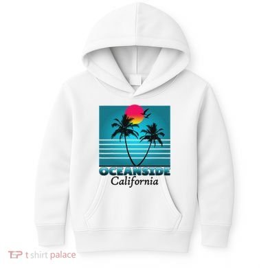 Oceanside California Ca Summer Gift Souvenirs Kids Hoodie