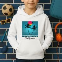 Oceanside California Ca Summer Gift Souvenirs Kids Hoodie thumb 2