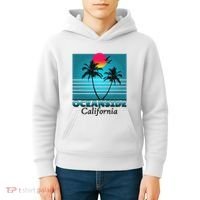 Oceanside California Ca Summer Gift Souvenirs Kids Hoodie thumb 4