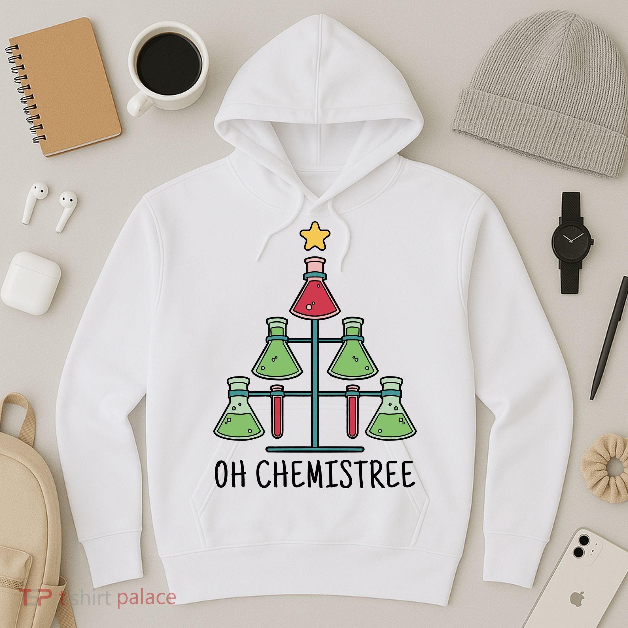 Oh Chemistree Chemistry Christmas Gift Hoodie
