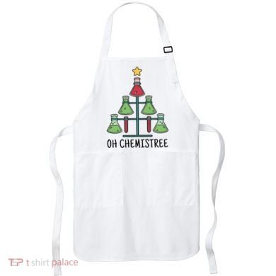 Oh Chemistree Chemistry Christmas Gift Apron