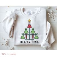 Oh Chemistree Chemistry Christmas Gift Sweatshirt thumb 2