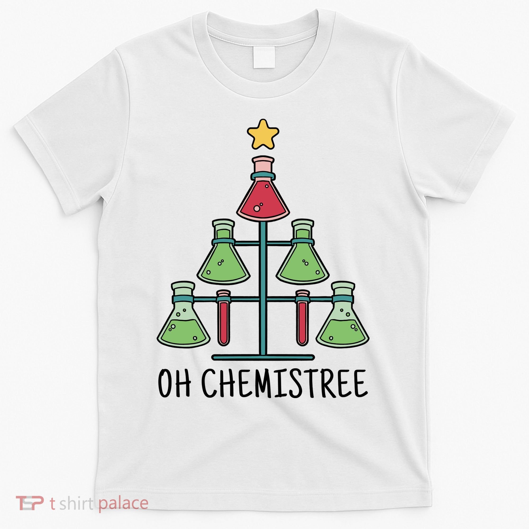Oh Chemistree Chemistry Christmas Gift T-Shirt
