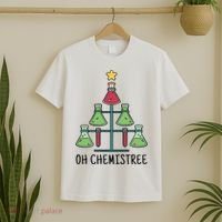 Oh Chemistree Chemistry Christmas Gift T-Shirt thumb 2